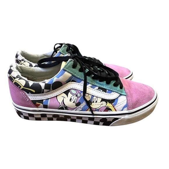 Vans X Disney Old Skool 80's Mickey Shoes 90th Anniversary Women 10, Men 8.5 - Picture 3 of 8